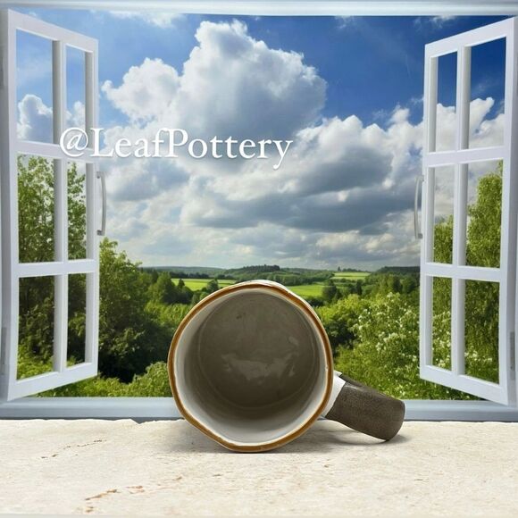 Little Birdie Buddies White/Brown Ceramic 18oz Mug with Handle - Picture 6 of 8